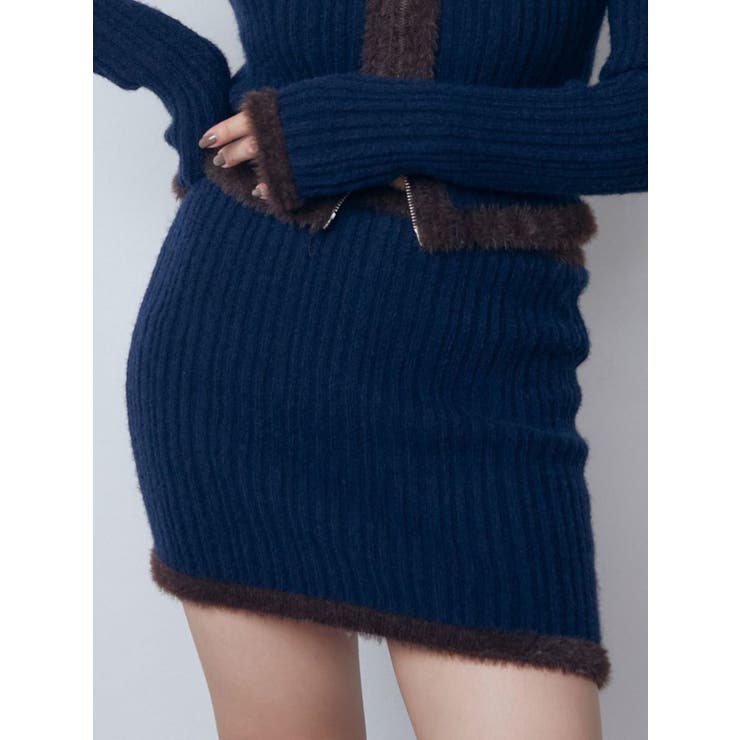 シャギーエッジミニマルスカート | EMODA | 詳細画像17 