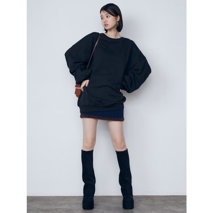 シャギーエッジミニマルスカート | EMODA | 詳細画像26 