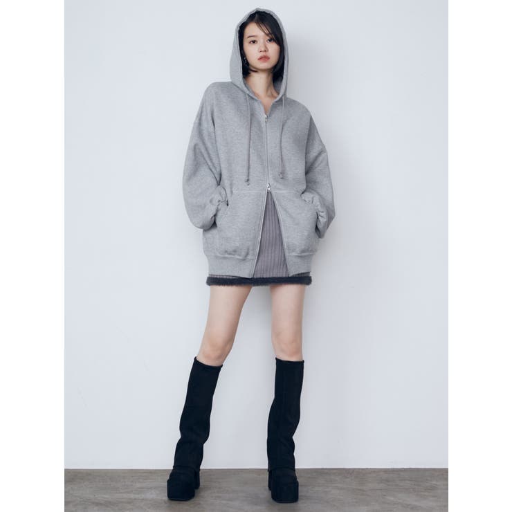 シャギーエッジミニマルスカート | EMODA | 詳細画像45 