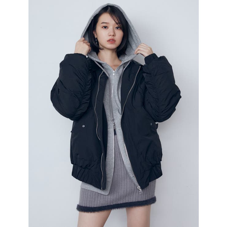 シャギーエッジミニマルスカート | EMODA | 詳細画像46 