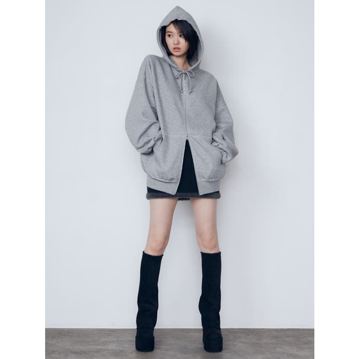 シャギーエッジミニマルスカート | EMODA | 詳細画像9 