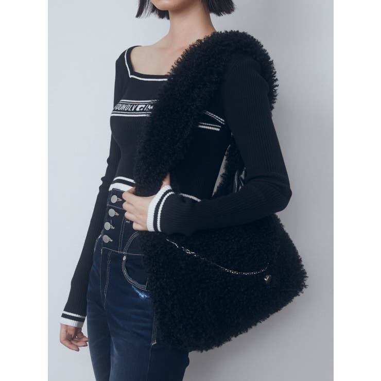 WEB限定】フェイクファーバルキーバッグ[品番：MKSW0059451