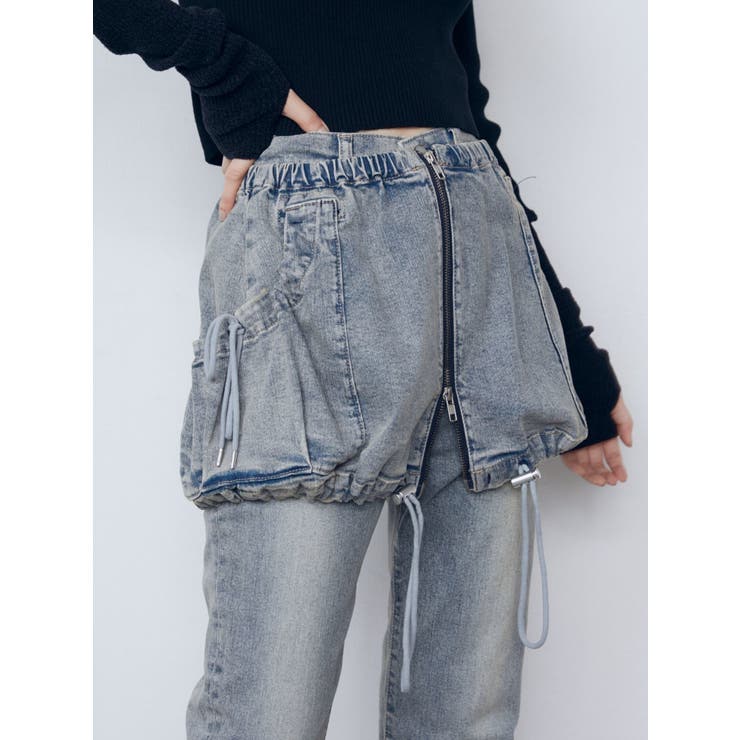 レイヤージャストウエストフレアージーンズ | EMODA | 詳細画像25 