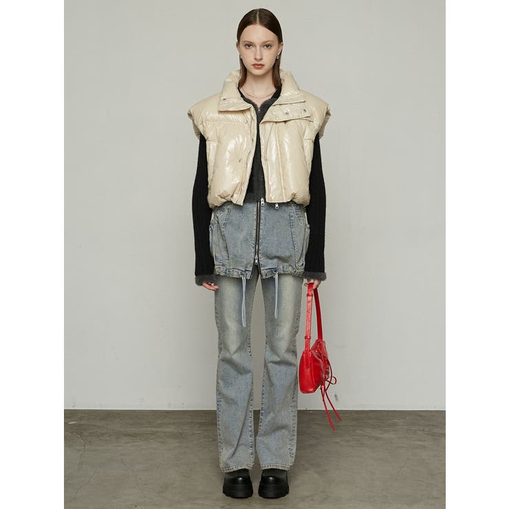 レイヤージャストウエストフレアージーンズ | EMODA | 詳細画像39 