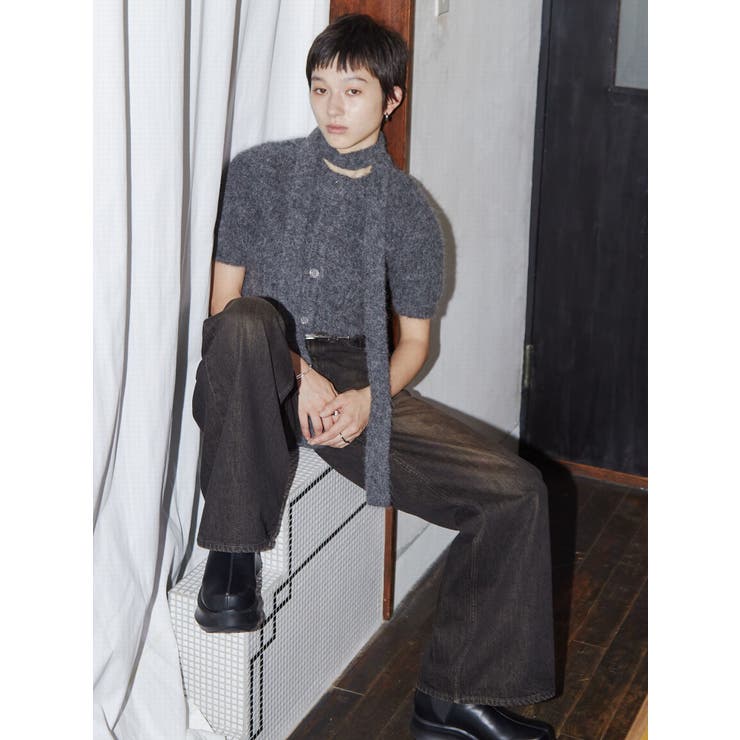 VEQUM】HALF SLEEVE KNIT CD[品番：MKSW0060637]｜EMODA（エモダ