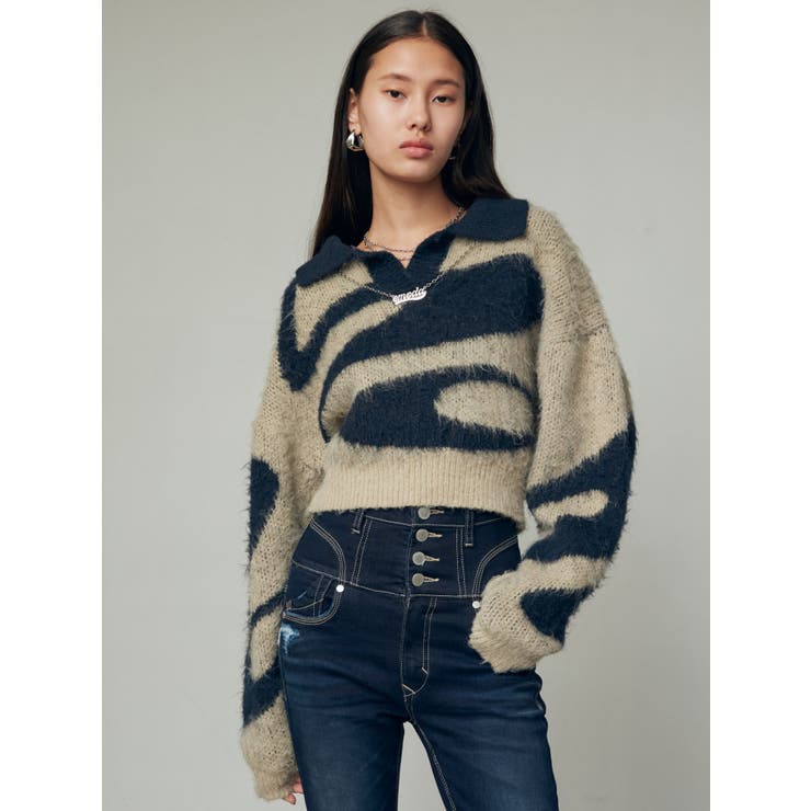 チャームスキッパーニット[品番：MKSW0059453]｜EMODA（エモダ）のレディースファッション通販｜SHOPLIST（ショップリスト）