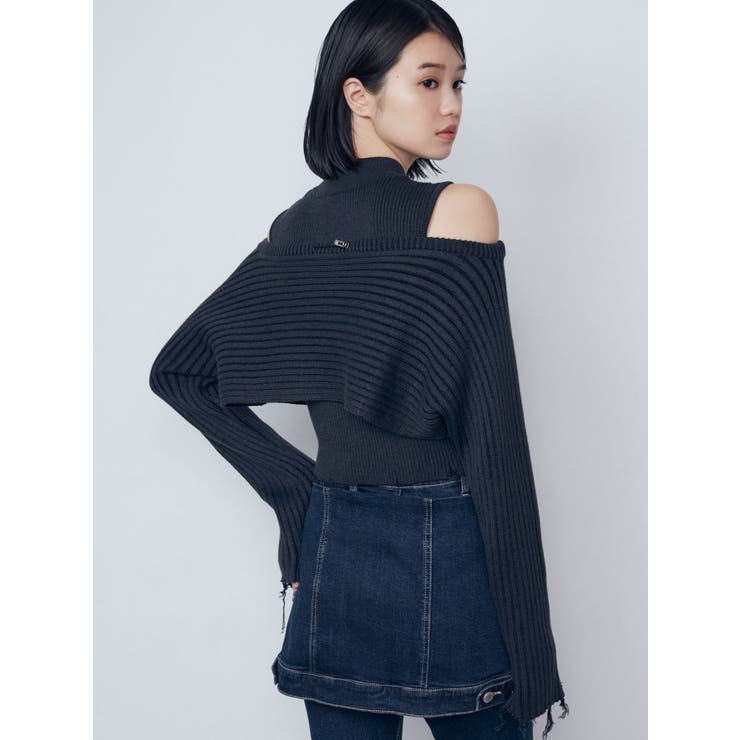 新しい マルチウェイユニットニット[品番：MKSW0059461]｜EMODA（エモダ トップス