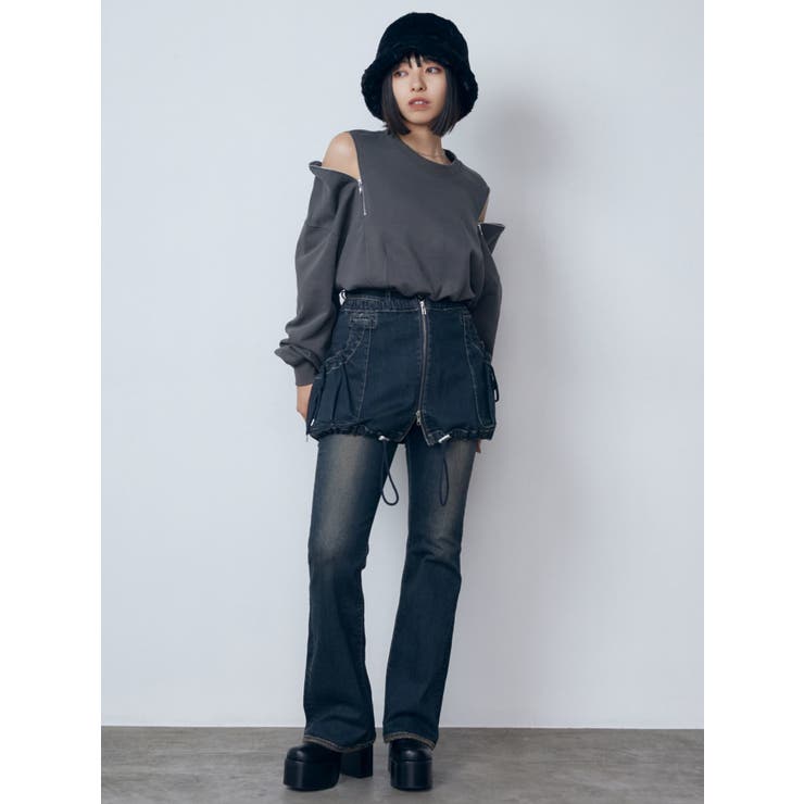 マルチオープンショートトップ | EMODA | 詳細画像13 