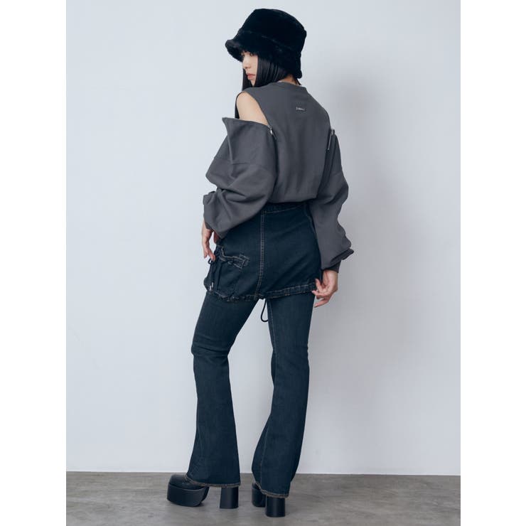 マルチオープンショートトップ | EMODA | 詳細画像15 