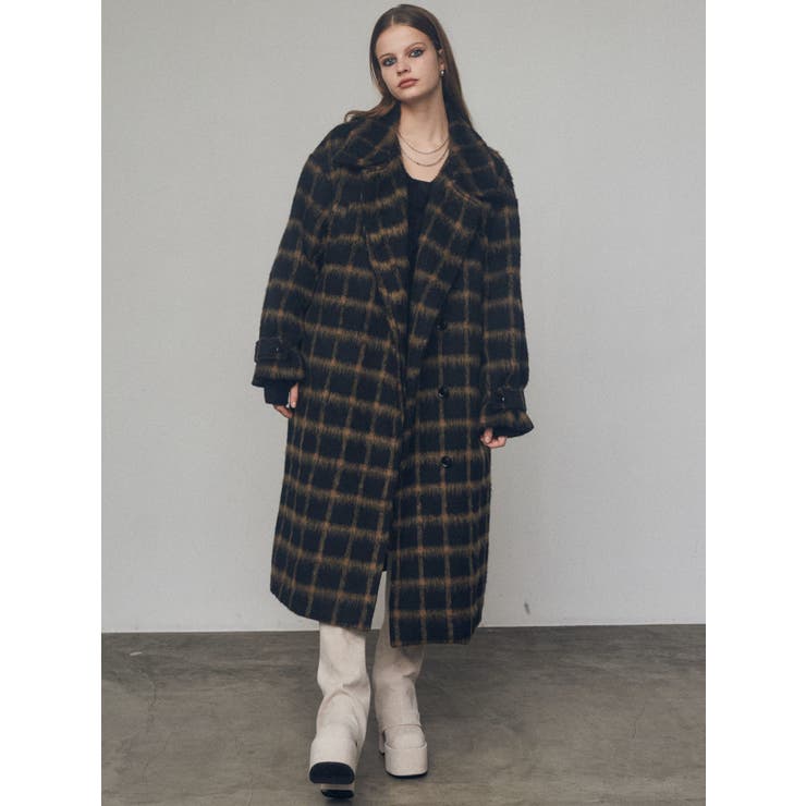 ENODA エモダ　スタンドネックオーバーコート スタンドネックオーバーコート[品番：MKSW0061166]｜EMODA