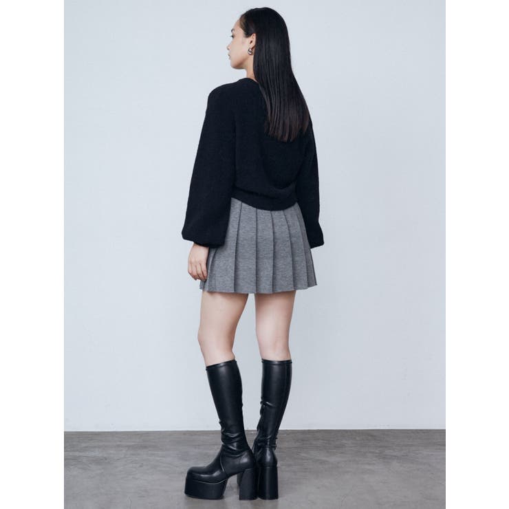 SELF PORTRAIT プリーツニットミニスカート SELF-PORTRAIT ニット プリーツミニスカート | NET-A-PORTER