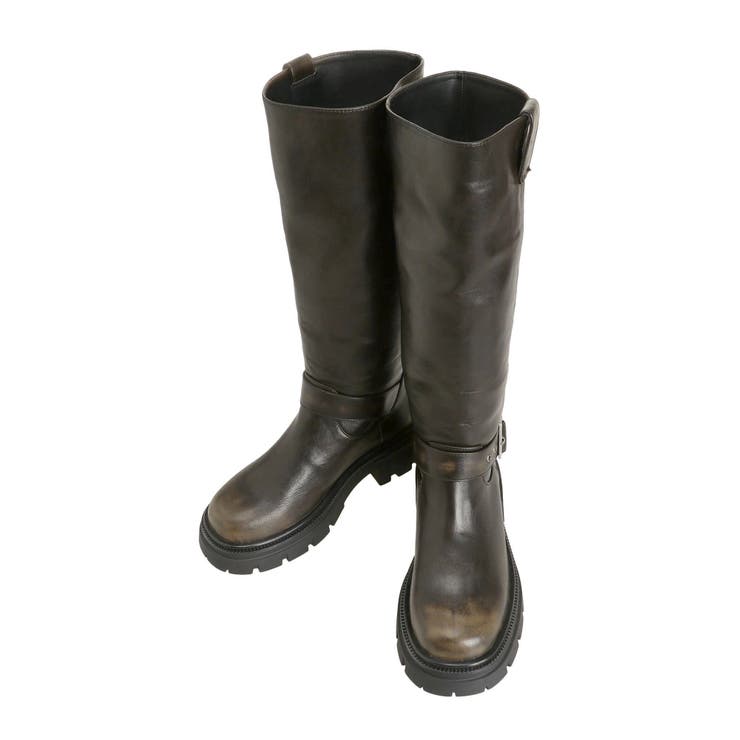 ヴィンテージライクロングブーツ | EMODA | 詳細画像2 