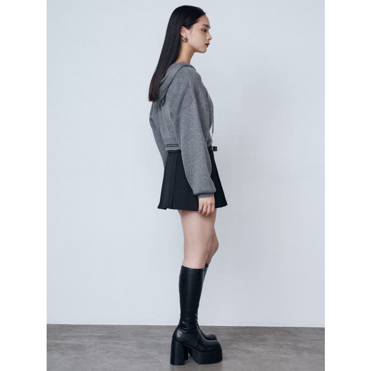 チューズニットフードカーディガン[品番：MKSW0060767]｜EMODA（エモダ  