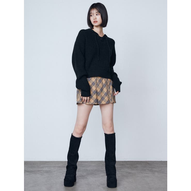 セーラーカラーワイドニット[品番：MKSW0060800]｜EMODA（エモダ