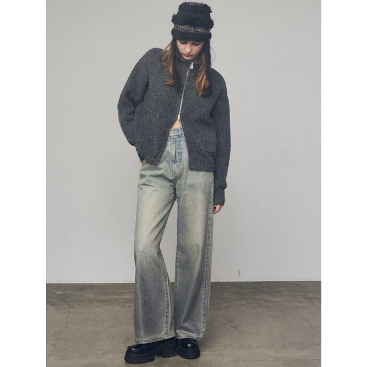 WEB限定】ルーズハイネックリブニット[品番：MKSW0061174]｜EMODA