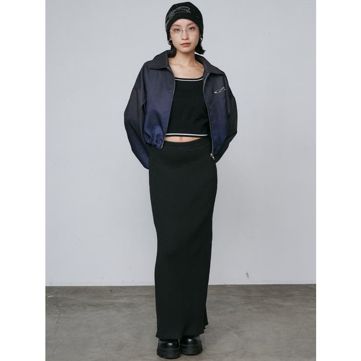 スペイシーマークショートブルゾン | EMODA | 詳細画像36 