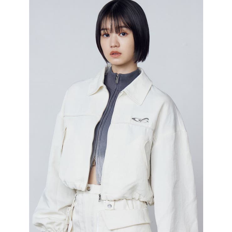 スペイシーマークショートブルゾン | EMODA | 詳細画像42 