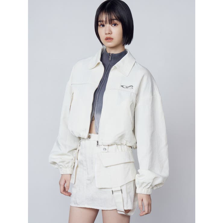 スペイシーマークショートブルゾン | EMODA | 詳細画像43 