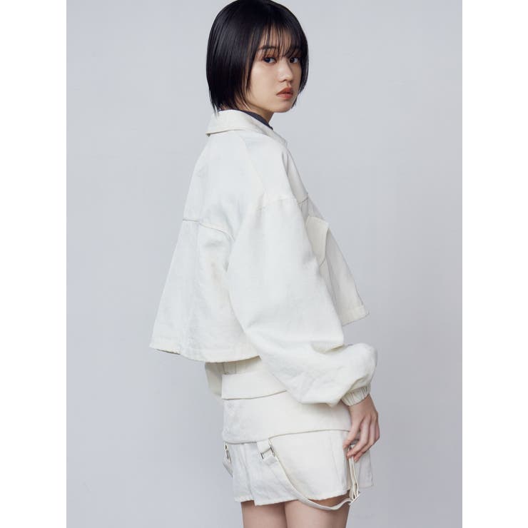 スペイシーマークショートブルゾン | EMODA | 詳細画像44 