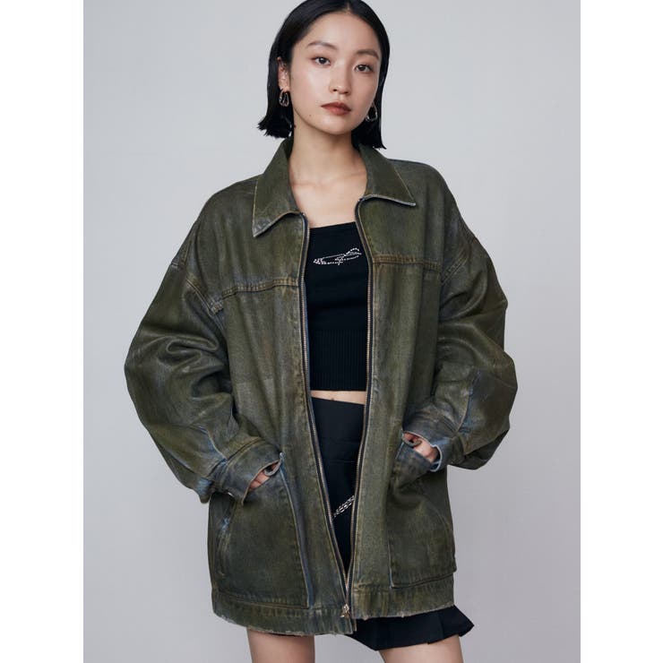 LiSA デニムブルゾン M タレントグッズ