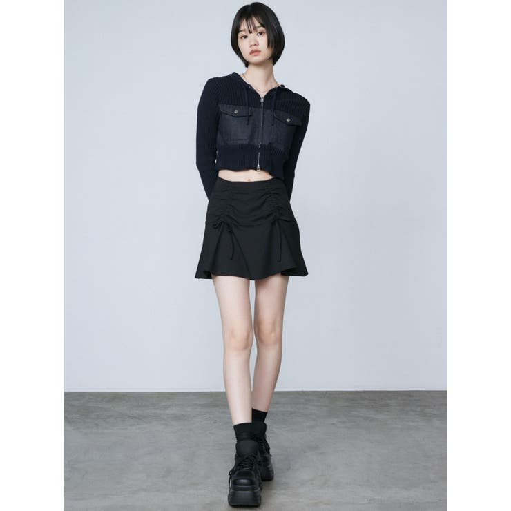 ドッキングポケットニットパーカー[品番：MKSW0062188]｜EMODA（エモダ