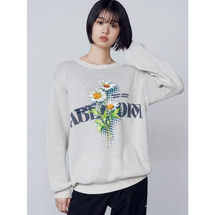 アイボリー | フラワールーズニット | EMODA