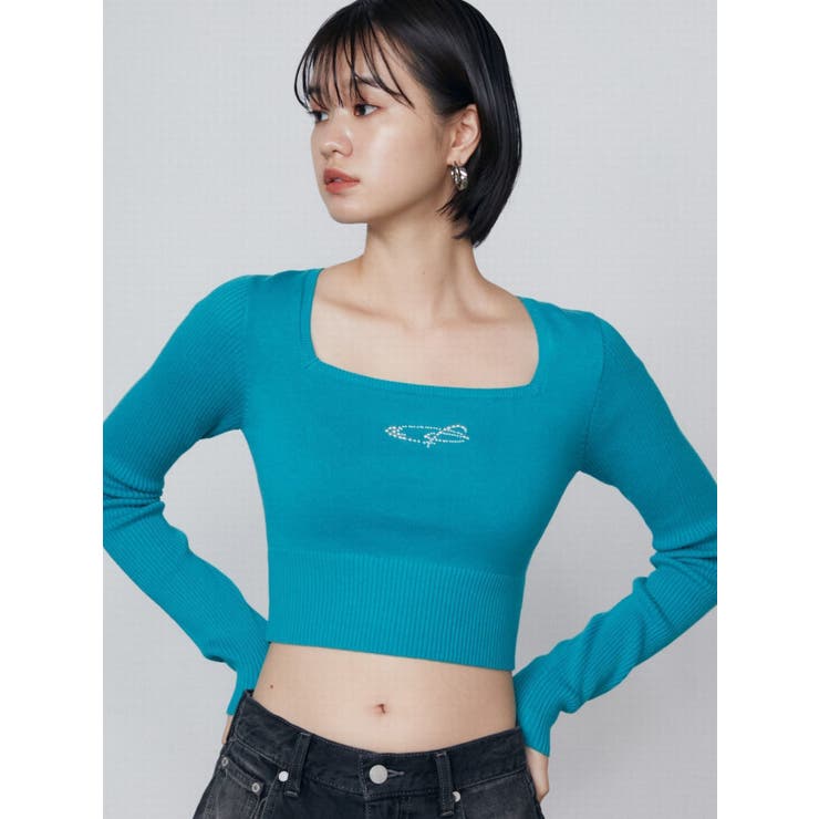 ストーンクロップドニット[品番：MKSW0061561]｜EMODA（エモダ）のレディースファッション通販｜SHOPLIST（ショップリスト）