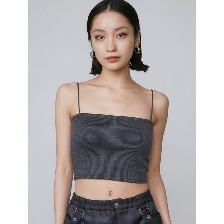 グレー | ボックスキャミソール | EMODA