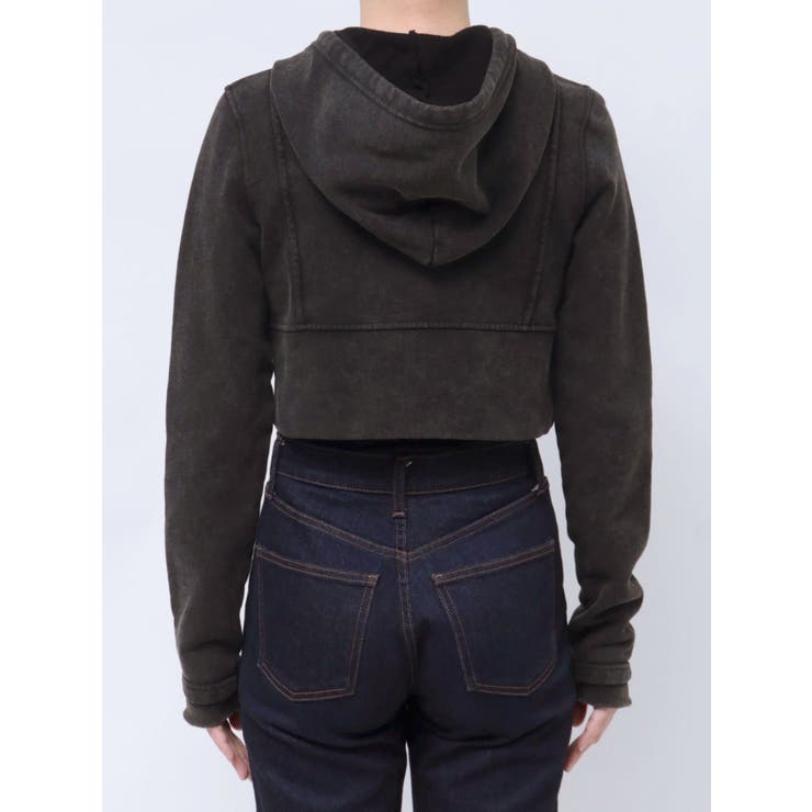 EMODA ショートレイヤードフーディー ショートパーカー ショートレイヤードフーディー[品番：MKSW0063594]｜EMODA