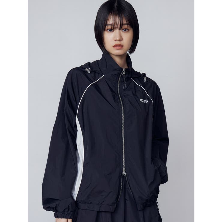 ナイロンジップアップブルゾン | EMODA | 詳細画像8 