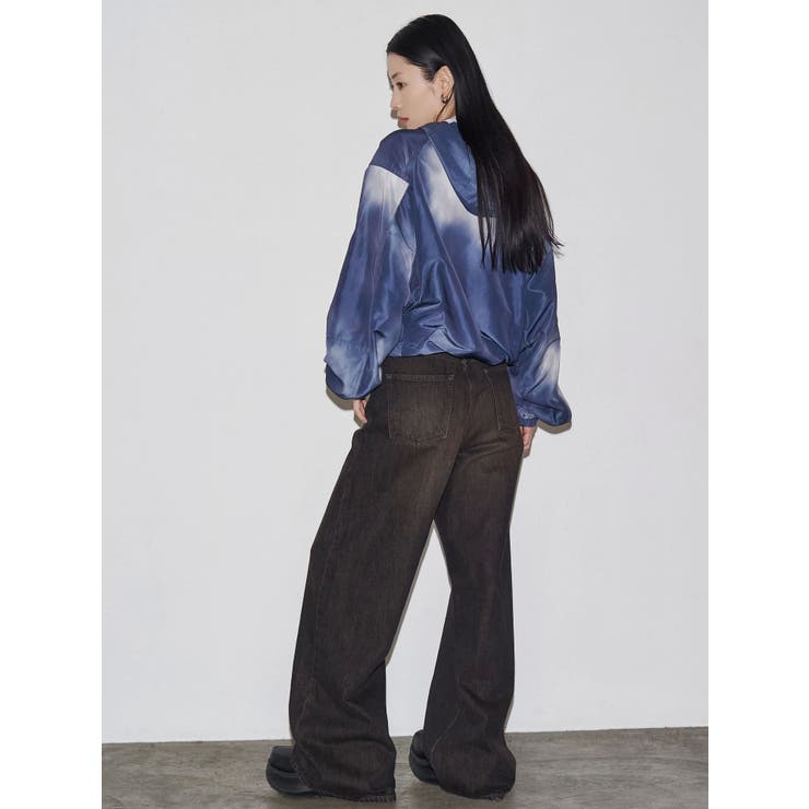 VEQUM】LEATHER LIKE NYLON JACKET｜エモダ（EMODA