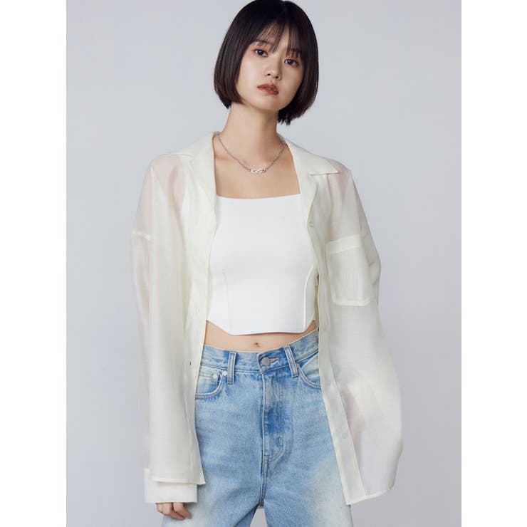 エアリーリーズシャツ | EMODA | 詳細画像1 