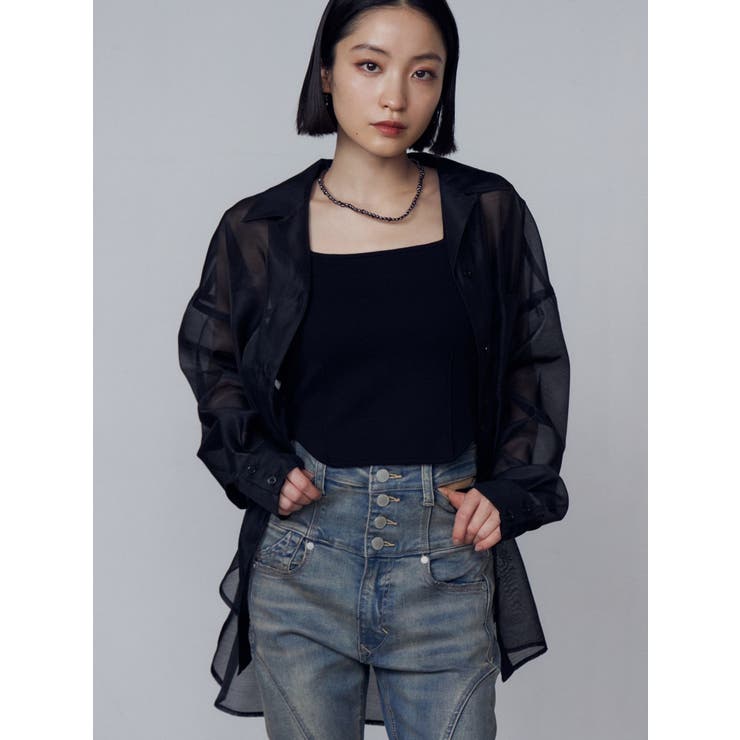 エアリーリーズシャツ | EMODA | 詳細画像18 