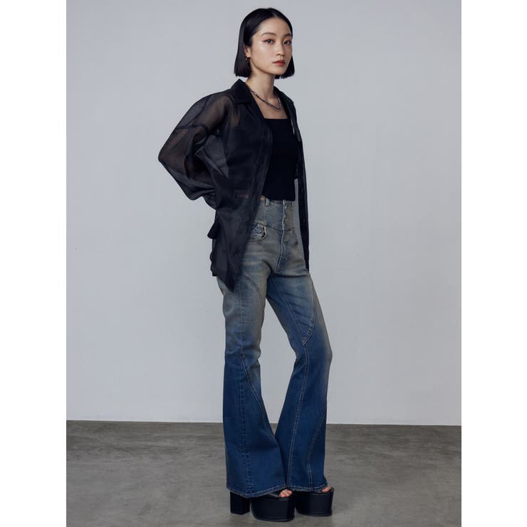 エアリーリーズシャツ | EMODA | 詳細画像21 