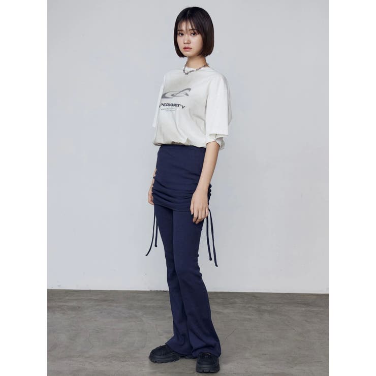 レイヤースカートフィットフレアパンツ | EMODA | 詳細画像13 