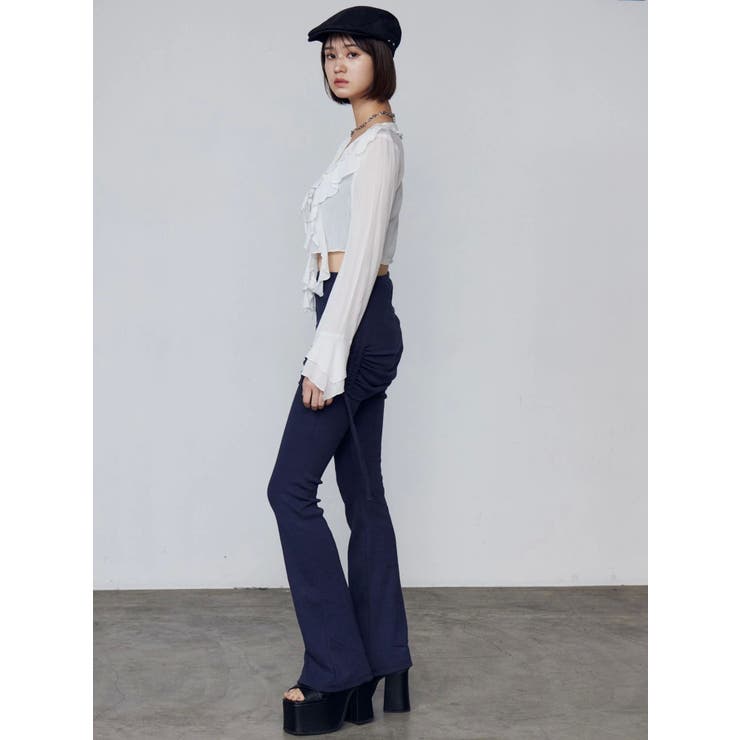 レイヤースカートフィットフレアパンツ | EMODA | 詳細画像17 