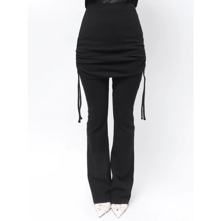 レイヤースカートフィットフレアパンツ | EMODA | 詳細画像23 