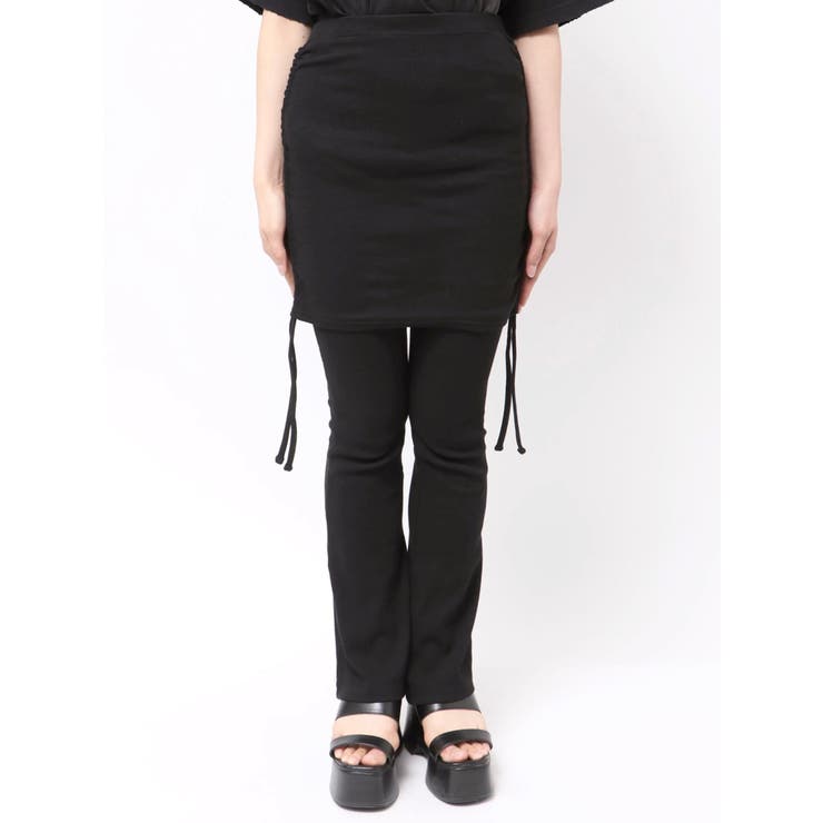 レイヤースカートフィットフレアパンツ | EMODA | 詳細画像31 