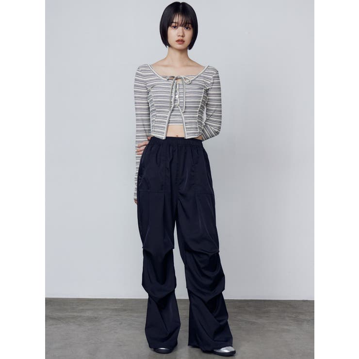 ラスターナイロンタックパンツ | EMODA | 詳細画像10 