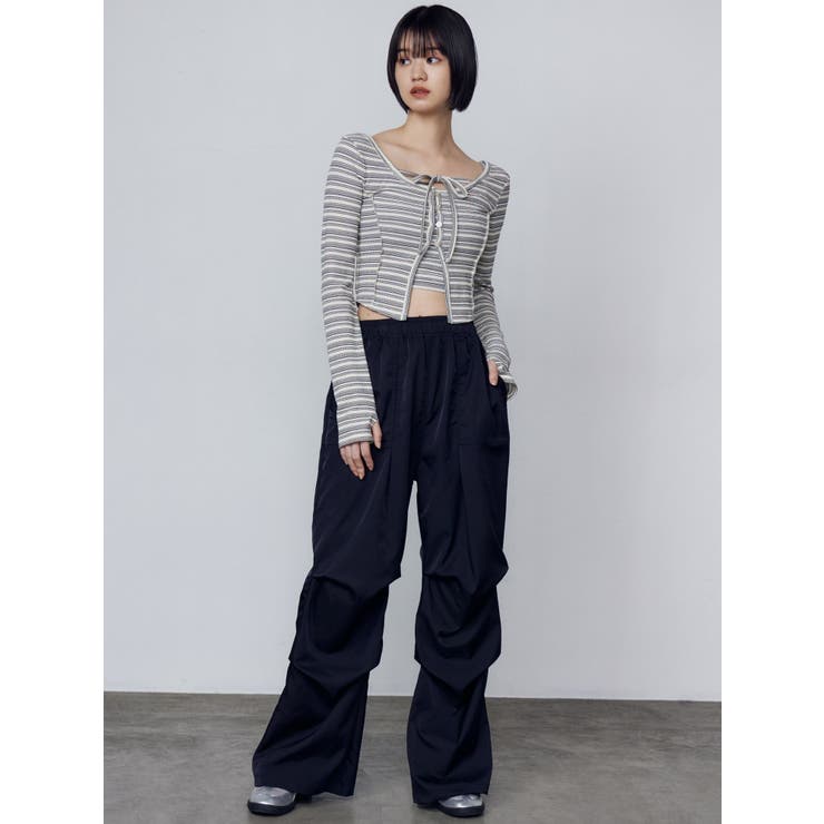 ラスターナイロンタックパンツ | EMODA | 詳細画像11 