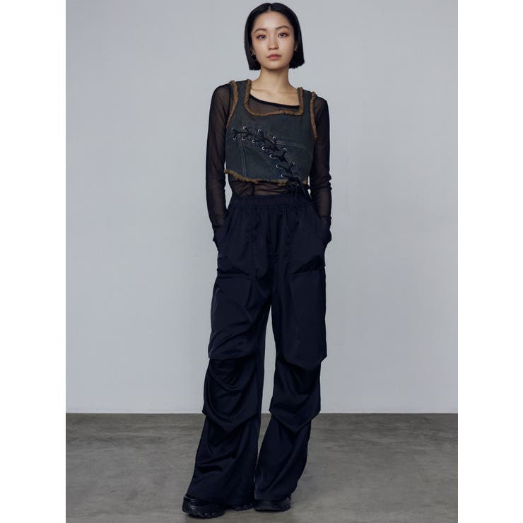 ラスターナイロンタックパンツ | EMODA | 詳細画像22 