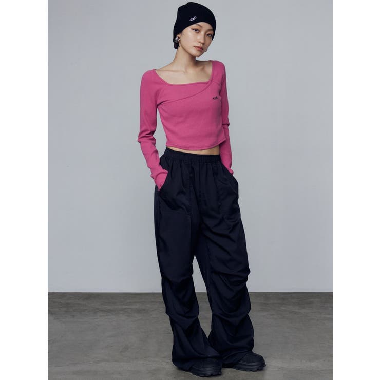 ラスターナイロンタックパンツ[品番：MKSW0062634]｜EMODA