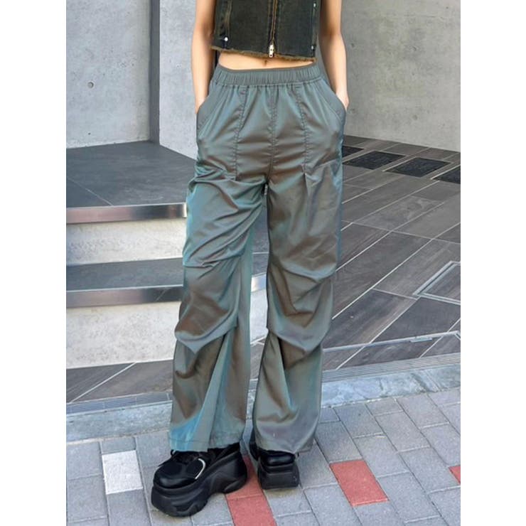 ラスターナイロンタックパンツ | EMODA | 詳細画像5 