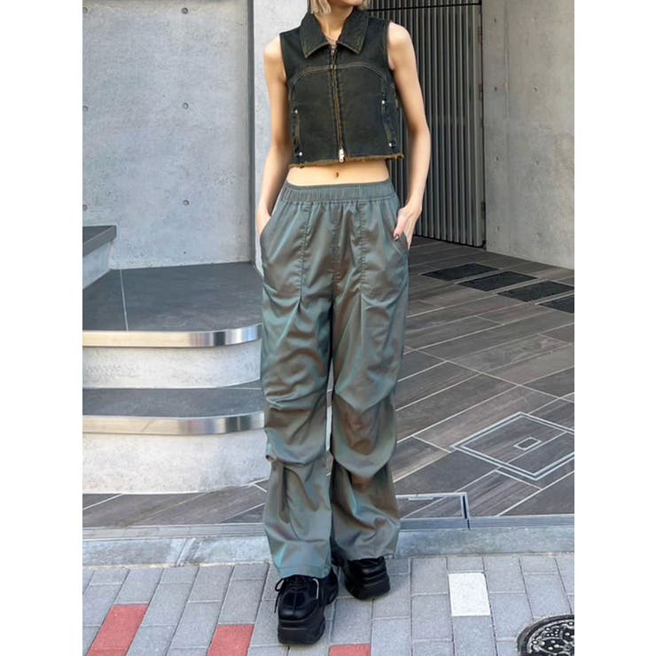 ラスターナイロンタックパンツ | EMODA | 詳細画像7 