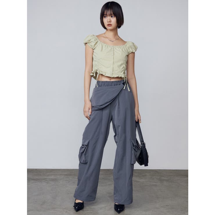 ナイロンドッキングパンツ | EMODA | 詳細画像12 