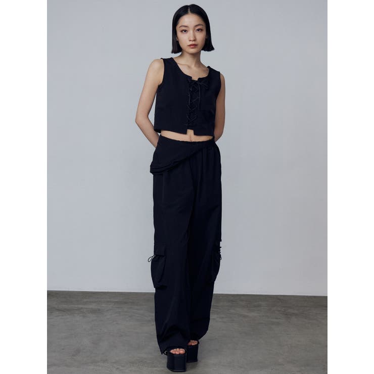 ナイロンドッキングパンツ | EMODA | 詳細画像3 