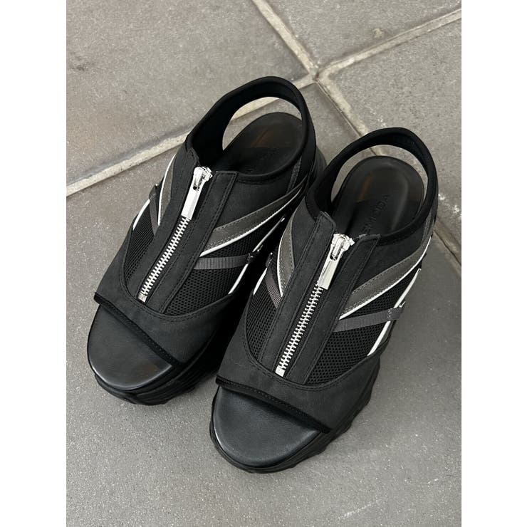 フロントジップスニーカーサンダル[品番：MKSW0062638]｜EMODA