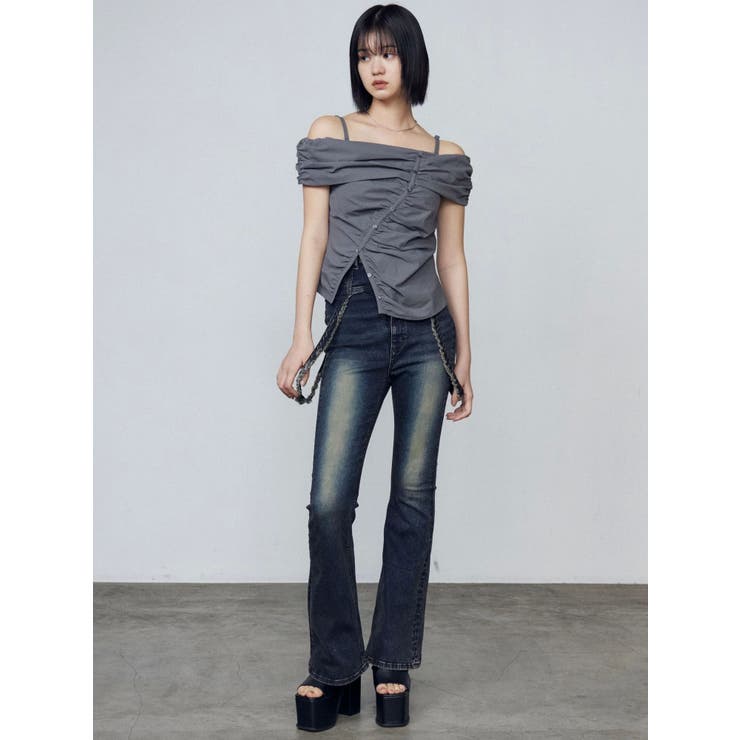 サイドオープンバルキーサンダル | EMODA | 詳細画像40 