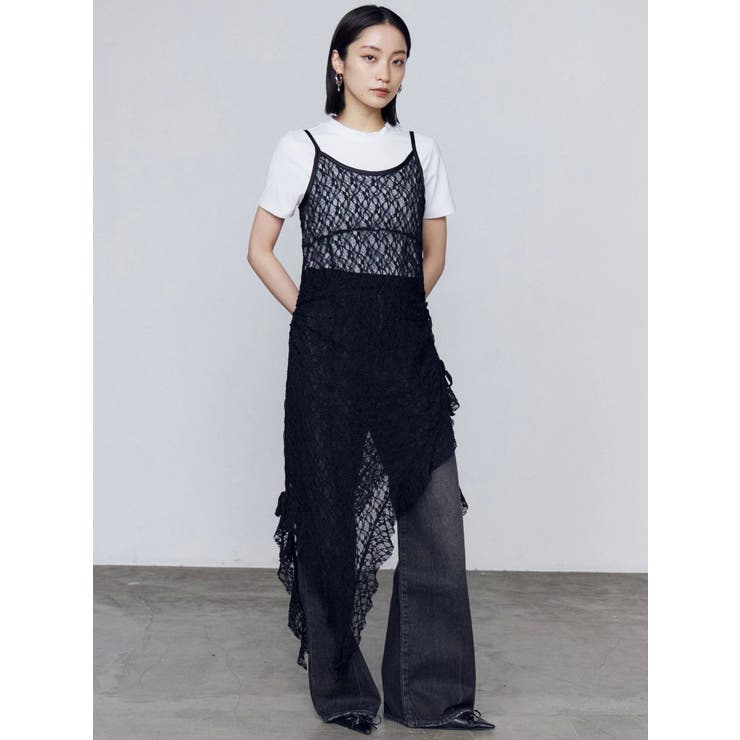 ルーズワイドハイウエストジーンズ | EMODA | 詳細画像17 