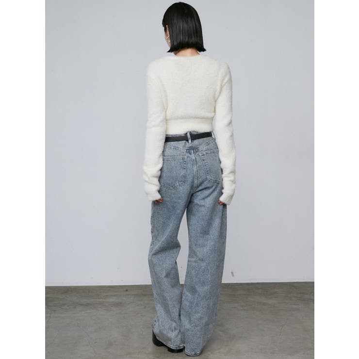 ルーズワイドハイウエストジーンズ | EMODA | 詳細画像23 